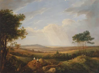 Landschap met figuren